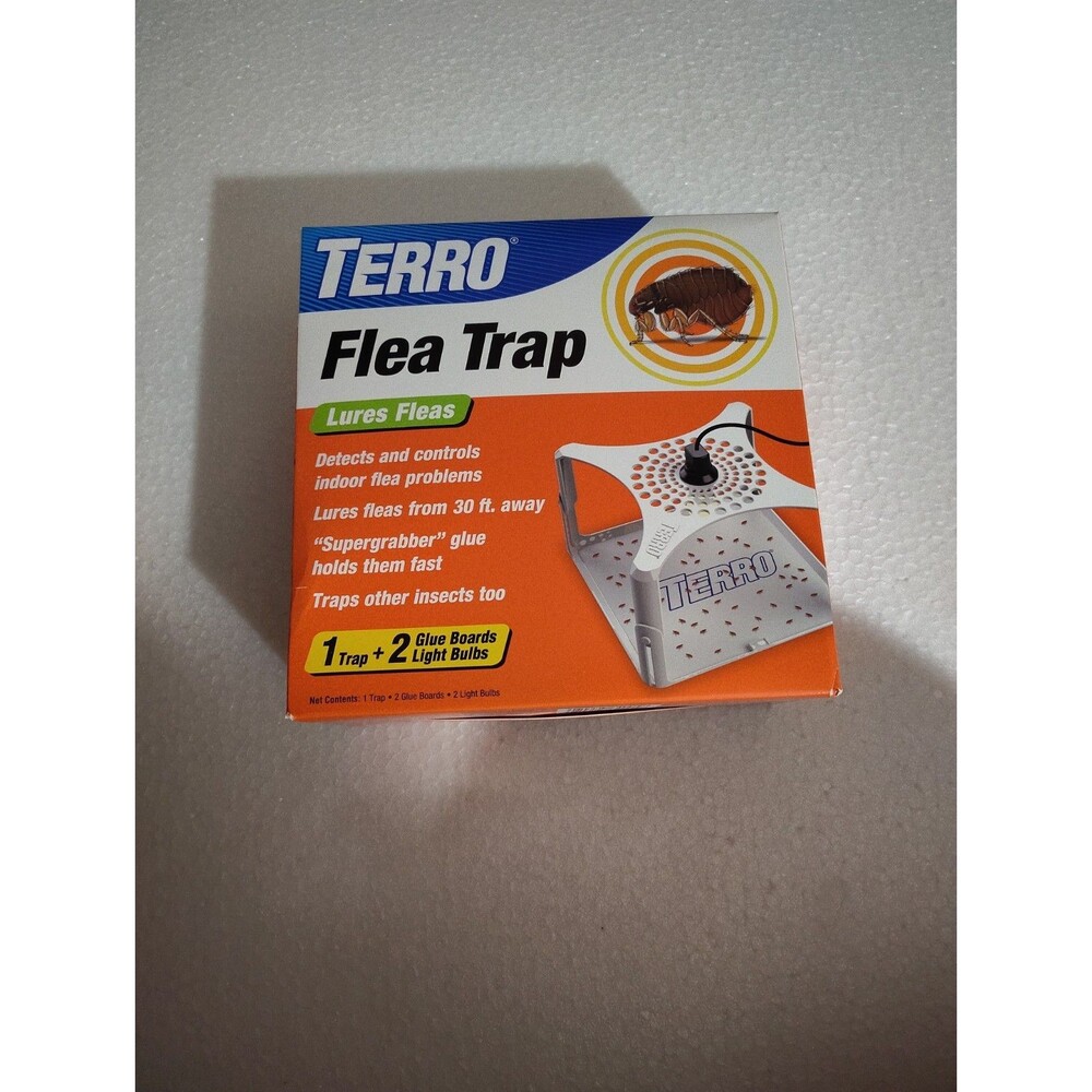 TERRO T230 Indoor Electric Flea Light Refillable Flea Trap and Killer- NIB